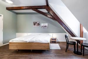 Postel nebo postele na pokoji v ubytování Landgasthof Adler