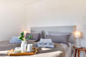 Гостиная зона в Ferienwohnung Lotsenloft 16 im Haus Düne 7 +17 фотографий