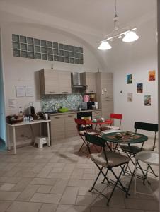 Kuchyň nebo kuchyňský kout v ubytování Apple Lemonade B&B