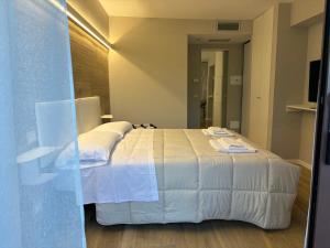 Letto o letti in una camera di Poderi S Luca