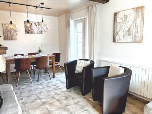 Posezení v ubytování Ferienhaus am See