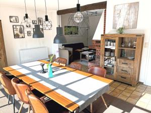 Küche/Küchenzeile in der Unterkunft Ferienhaus Wacholderhain