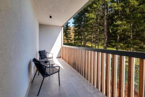 Balkón alebo terasa v ubytovaní Lyra Hotel Plitvice
