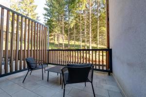 Balkón alebo terasa v ubytovaní Lyra Hotel Plitvice