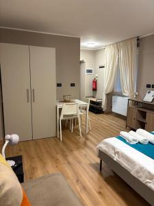 Postel nebo postele na pokoji v ubytování San Lorenzo Apartment