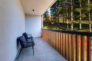 Balkón alebo terasa v ubytovaní Lyra Hotel Plitvice