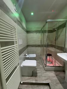 Koupelna v ubytování B&b La Ferrovia