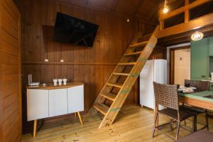 Kuchyň nebo kuchyňský kout v ubytování Chillhaus