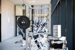 Posilňovňa alebo fitness centrum v ubytovaní Lyra Hotel Plitvice
