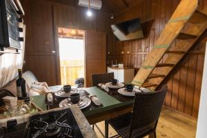 TV a/nebo společenská místnost v ubytování Chillhaus