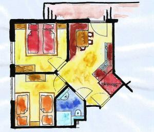The floor plan of Hacklbauer