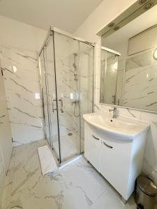 Ein Badezimmer in der Unterkunft Apartment Ivona