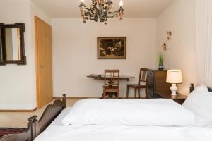 Ένα ή περισσότερα κρεβάτια σε δωμάτιο στο Chalet Theresia