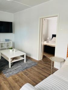 Μια τηλεόραση ή/και κέντρο ψυχαγωγίας στο Otepää city view apartment