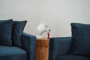 Posezení v ubytování iKu Urban Apartment