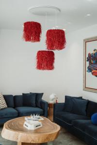Posezení v ubytování iKu Urban Apartment