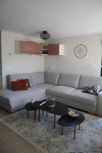 Χώρος καθιστικού στο Bosrust & Bubbels - Chalet met hottub in putten