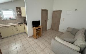 TV a/nebo společenská místnost v ubytování Apartment Pirun