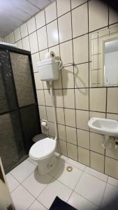 Koupelna v ubytování SSA 33 Hotel