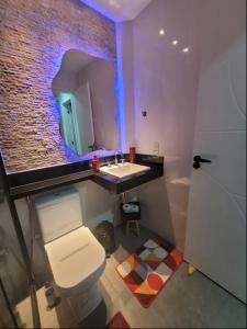 Koupelna v ubytování Espaço Maracanã