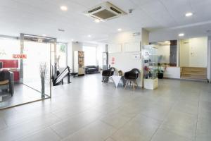 Gimnasio o instalaciones de fitness de Hotel Familia Conde
