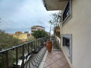 Balkón nebo terasa v ubytování Sole Mare Giardini Naxos