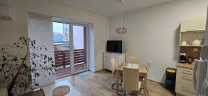 TV a/nebo společenská místnost v ubytování Znojmo apartmány