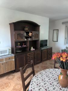 Μια τηλεόραση ή/και κέντρο ψυχαγωγίας στο Pousada Flor&Canela