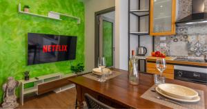 Kuchyň nebo kuchyňský kout v ubytování 5 Min dal Mare Centro Wi-fi & Balcone