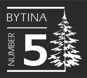a number with a christmas tree in the background at Vitina Number 5 House in Vitina
