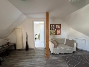 Χώρος καθιστικού στο Guest House K74