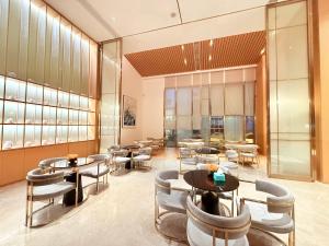 Posezení v ubytování Amanda Hotel堆谷里酒店