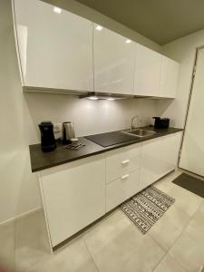 Kuchyň nebo kuchyňský kout v ubytování NEW Residenza le Essenze - i 7 Laghi