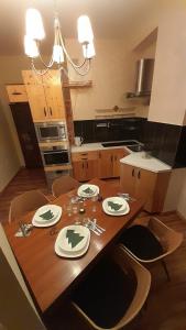 Η κουζίνα ή μικρή κουζίνα στο Ljuba's place Belgrade apartment
