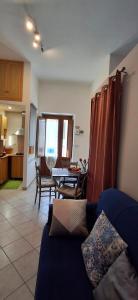 Χώρος καθιστικού στο Casa Pesce