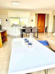 A kitchen or kitchenette at Grand Afroditi LUX