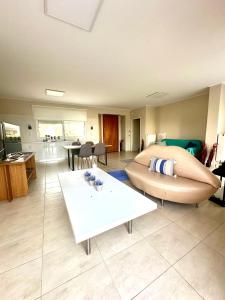 A kitchen or kitchenette at Grand Afroditi LUX