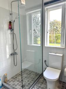 A bathroom at Grand Afroditi LUX