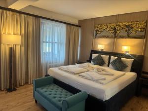 Krevet ili kreveti u jedinici u okviru objekta Hotel und Restaurant Post Prienbach