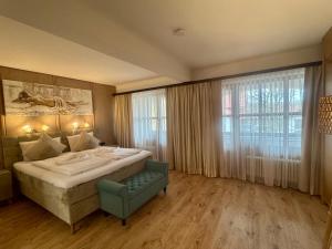 Krevet ili kreveti u jedinici u okviru objekta Hotel und Restaurant Post Prienbach