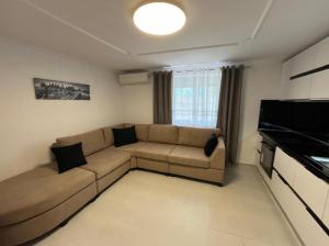 Χώρος καθιστικού στο Vila flavjo