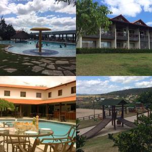 a collage of four pictures of a resort at FLAT MONTE CASTELO - Flat10 Mod04 in Sairé