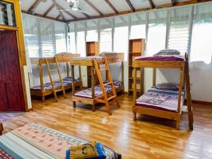 Postel nebo postele na pokoji v ubytování Hotel Delfines Puerto Jimenez