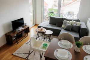 Ruang duduk di Duma Apartment