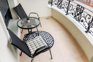 Ruang duduk di Duma Apartment