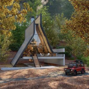 Zahrada ubytování Nanare Chalets