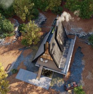 Zahrada ubytování Nanare Chalets