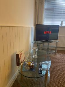 TV a/nebo společenská místnost v ubytování Hannah