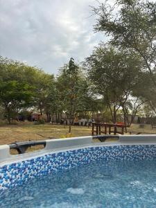 Swimmingpoolen hos eller tæt på Casa de Campo Mamaia