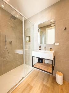 Koupelna v ubytování Bianca Guesthouse